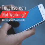 Mobile touchscreen not working