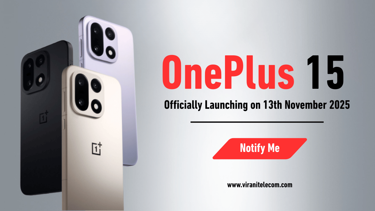 OnePlus 15 is Officially Launching on 13th November 2025
