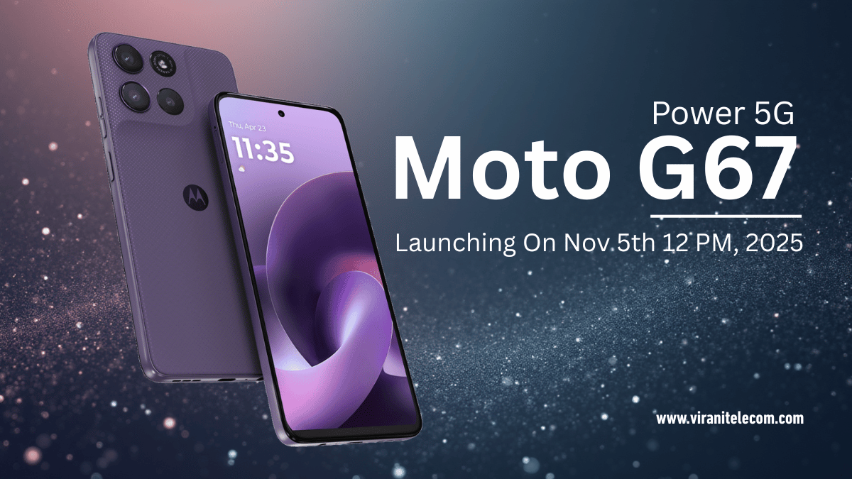 Moto G67 Power 5G Launching On Nov 5th 12 PM, 2025