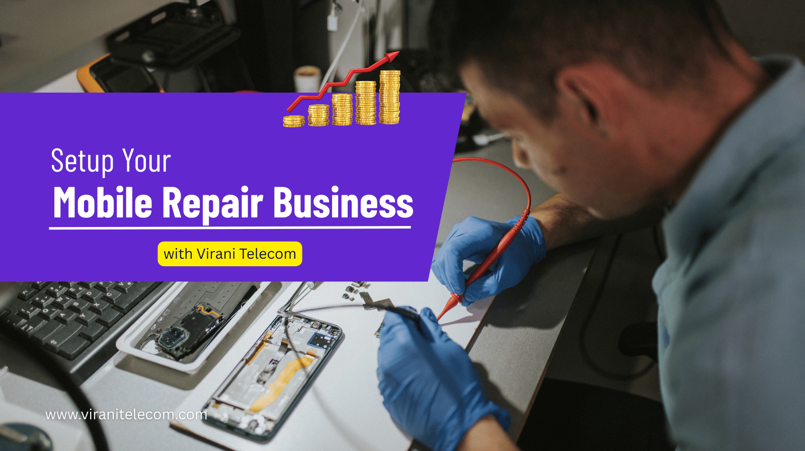 ⭐ Introduction Aaj ke time par Mobile Repair Business सबसे fast-growing और high-demand वाला business है. Har ghar me 2–3 smartphones होते हैं और unka repair, service aur maintenance ek daily requirement बन चुकी है. Agar आप अपने शहर में Mobile Repair Business start करना चाहते हैं, तो Virani Telecom Franchise आपके लिए एक perfect और professional solution है. यहां आप पाएंगे: Complete Mobile Repair Training Professional Tools & Equipment Business Setup Guidance Branding & Marketing Support Continuous Technical Support Let’s learn step-by-step how to start your own successful repair business with Virani Telecom. Why Mobile Repair Business? / यह Business Best क्यों है? ✔ High Demand – रोज़ repair की जरूरत Smartphones हर घर में एक जरूरी चीज़ हैं, और damage, battery issues, charging problems daily होते रहते हैं. ✔ Low Investment – ज़्यादा capital की जरूरत नहीं Tools + Training + Shop setup affordable हो जाता है. ✔ High Profit Margin Small repairs भी अच्छे margins के साथ आते हैं. ✔ Growth & Career Stability Aap ek technician से शुरू होकर अपना multi-staff service center तक बना सकते हैं. 🏆 Why Choose Virani Telecom Franchise? / Virani Telecom ही क्यों? Virani Telecom पिछले कई वर्षों से Mobile Repair Training और Service में trusted नाम है. 🎯 Key Benefits: 80+ Skilled Team Members Advance Level Training (Software + Hardware + iPhone + Micro Soldering) Professional Branding & Store Setup Support Lifetime Technical Support Spare Parts & Tools Supply Assistance Marketing Guidance (Google Business, Social Media, Local Promotion) 📦 What You Get in Franchise Package 🛠 Training Basic to Advance Mobile Repair Chip Level Repair iPhone & Android Advance Training Live Practicals 🔧 Tools Kit (Depending on Package) Screwdriver set Soldering station Multimeter Opening tools Heat gun Microsoldering equipment (for advance) 🏬 Business Support Shop Interior Guidance Branding Boards & Flex Pricing List Customer Invoice Format Marketing Materials 🪜 Step-by-Step Process To Setup Your Mobile Repair Business Step 1: Contact Virani Telecom Whatsapp/Call पर अपनी location और basic details share करें. Step 2: Join Training Program Training aapki skill को strong बनाती है ताकि आप confidently काम कर सकें. Step 3: Select Your Franchise Model Shop size, area aur budget के हिसाब से model choose किया जाता है. Step 4: Tools & Setup Tools, equipment, branding materials directly Virani Telecom से मिलेगे. Step 5: Shop Opening & Promotion Virani Telecom team आपको marketing & branding में guide करेगी. Step 6: Start Earning Repair jobs daily आते हैं और आपकी earning शुरू हो जाती है. 🔧 Tools You Need for Mobile Repair Work / जरूरी Tools Screwdriver Set Tweezer Set Multimeter Microscope (for advance repairs) Hot Air Gun Soldering Iron Battery Tester Display Separator Machine Virani Telecom आपको complete tools kit proper guidance के साथ provide करता है. 🎓 Training Program Details / Training में क्या मिलेगा? Basic Training Mobile parts introduction Software problems Basic hardware repairs Advance Training Charging faults Network faults Dead phone recovery Display IC, Power IC work iPhone Special Training True Tone restore Face ID issues iPhone motherboard repairs 💰 Earning Potential / Income Scope Mobile Repair Business में earning बहुत अच्छी होती है: Normal Repairs: ₹150 – ₹600 Advance Repairs: ₹800 – ₹2500 Chip Level Repairs: ₹2500 – ₹8000+ Monthly income easily ₹40,000 – ₹1,50,000+ तक जा सकती है, depending on skills & shop footfall. Frequently Asked Questions 1. क्या Virani Telecom Franchise लेने के लिए बड़ा shop चाहिए? Nahi, aap 80–120 sq ft में आसानी से शुरू कर सकते हैं. 2. क्या training पूरी practical होती है? Yes, 100% live practical training दी जाती है. 3. क्या tools हमें खुद खरीदने होंगे? Franchise package में tools मिल जाते हैं. Upgrade options भी available हैं. 4. क्या Micro Soldering भी सिखाया जाता है? Yes, advance package में complete chip-level training मिलती है. 5. क्या मैं बिना experience के ये business start कर सकता हूँ? Bilkul! Training आपको पूरा expert बना देती है. Conclusion Starting a Mobile Repair Business in your city is one of the smartest decisions in today’s digital world. With Virani Telecom Franchise, you get training, tools, branding, support — everything required to start a successful repair shop. 👉 Aaj hi Virani Telecom se contact karein aur apna business shuru karein! Grow your skills. Start your business. Build your future.