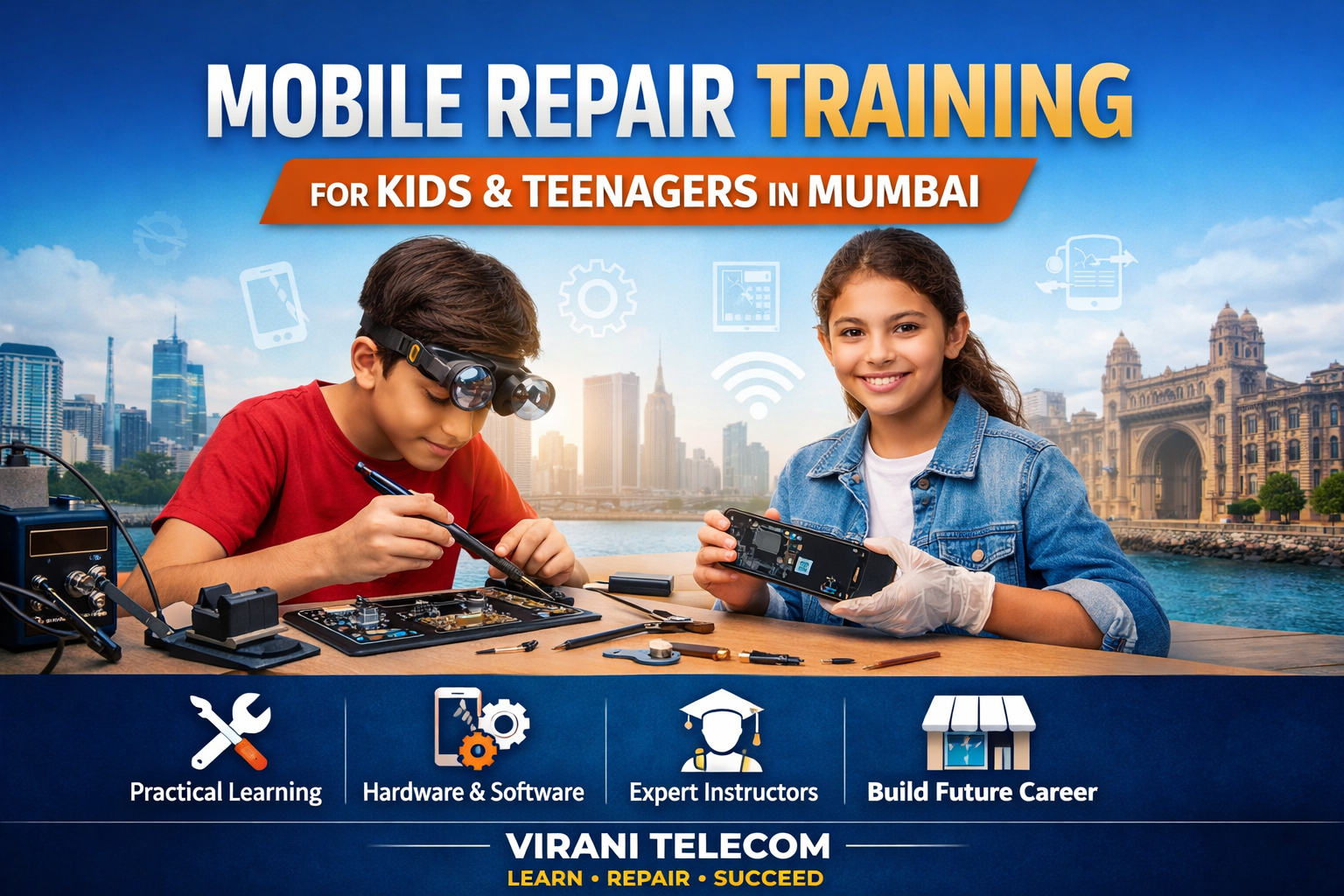 Mobile Repair Training for Kids and Teenagers in Mumbai – Start Learning Technology Early