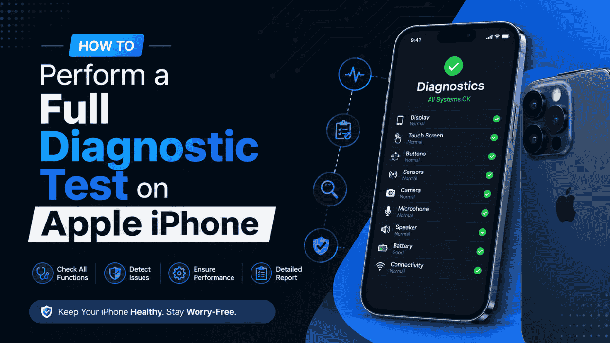 Learn how to perform a full Apple iPhone Diagnostic Test to identify hardware and software issues before they become major problems.