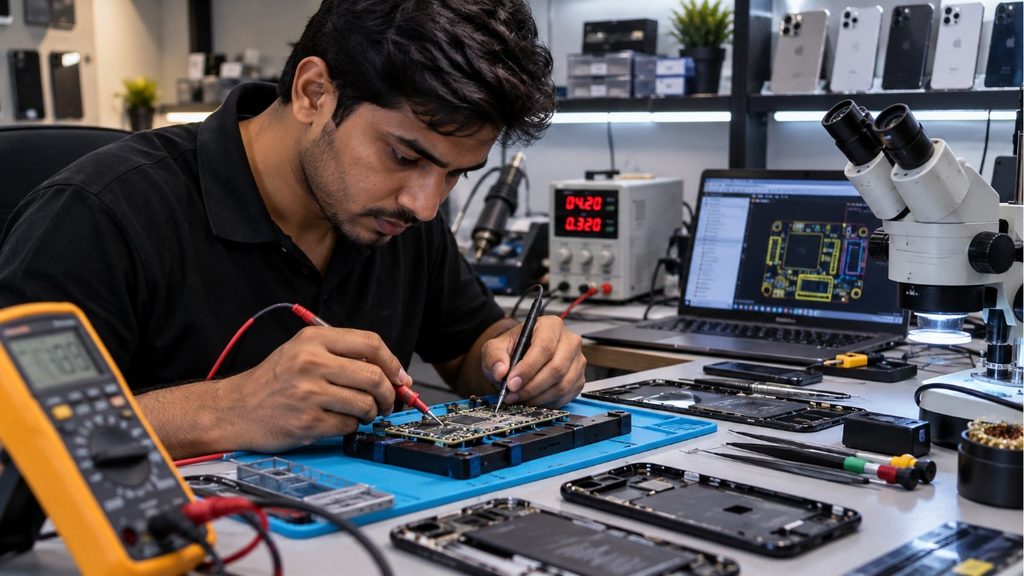 Learn mobile repair from basic to master level with practical hardware and software skills, tools, troubleshooting techniques. Virani Telecom