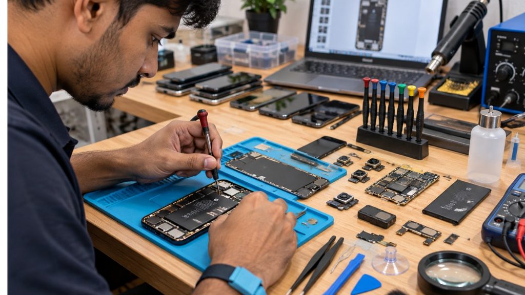 Learn mobile repair from basic to master level with practical hardware and software skills, tools, troubleshooting techniques. Virani Telecom