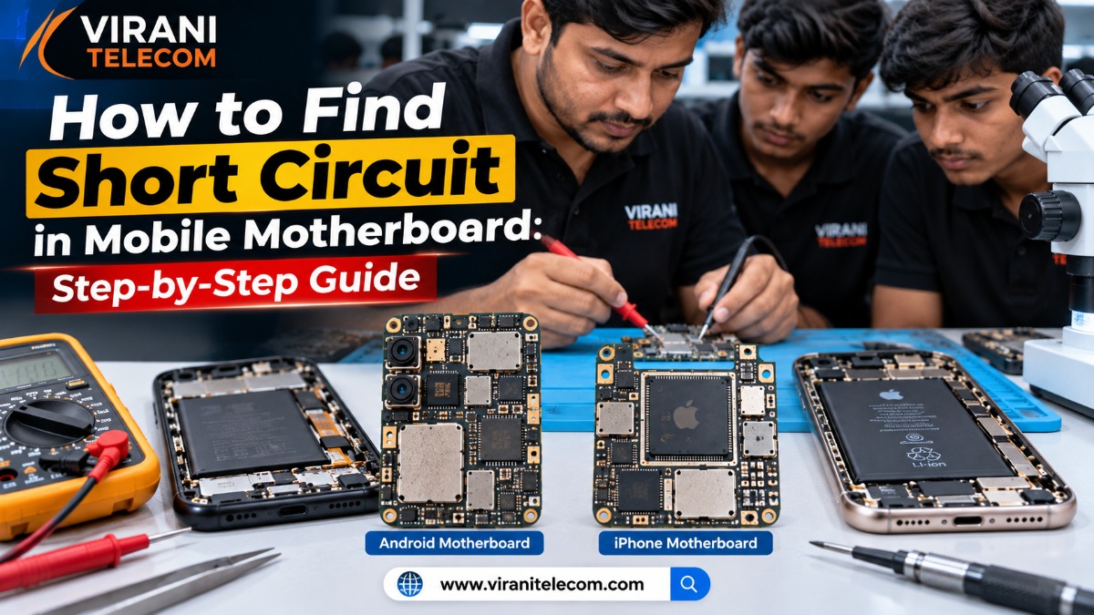 How to Find Short Circuit in Mobile Motherboard: Step-by-Step Guide - Virani Telecom
